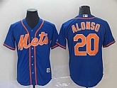Mets 20 Pete Alonso Royal Cool Base Jersey,baseball caps,new era cap wholesale,wholesale hats